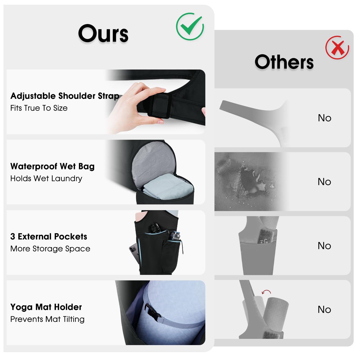 Foldable Gym Yoga Mat Bag