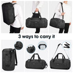 Gym Duffel Bag with Shoe & Wet Dry Compartment