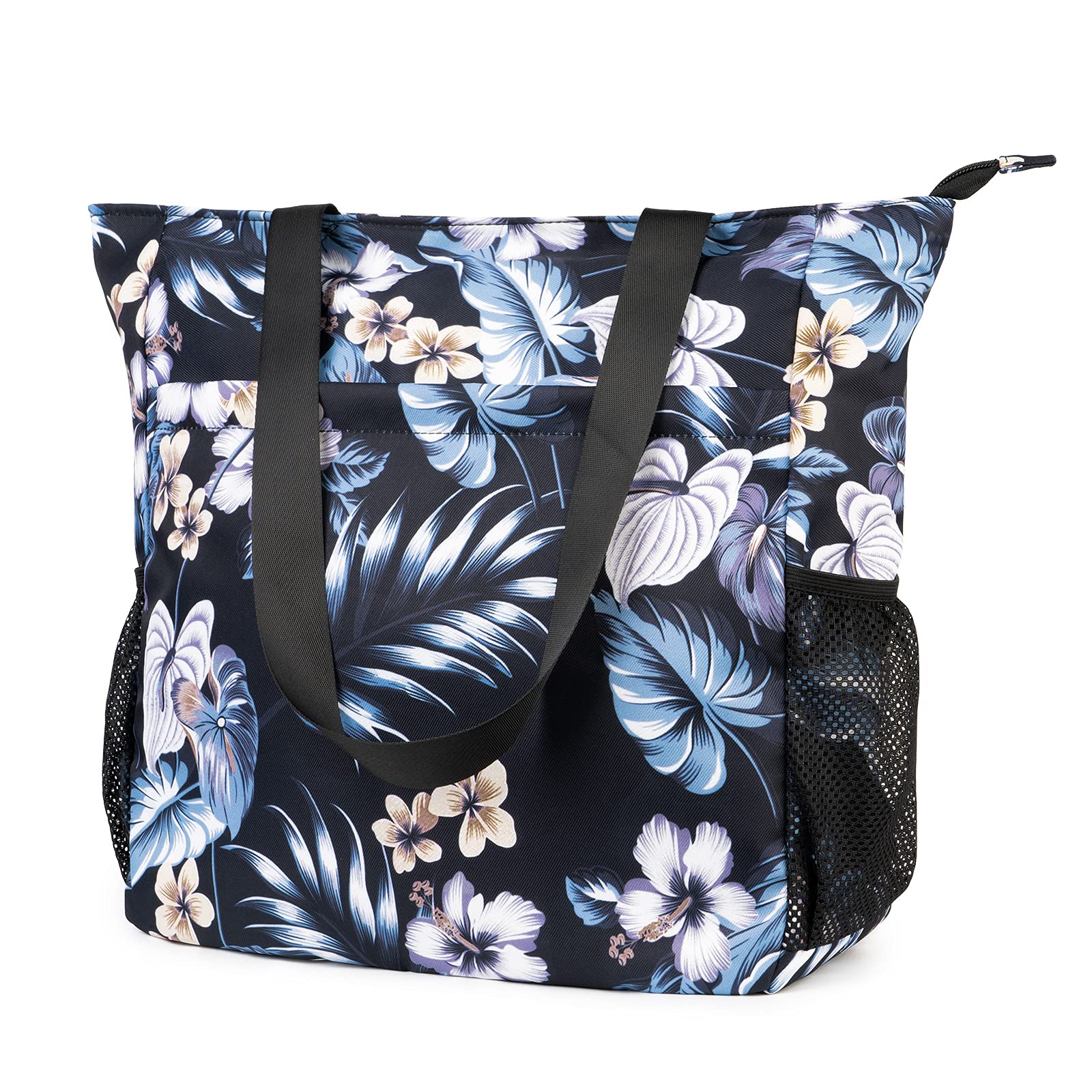 Women Beach Tote Bag with 7 Multi Pockets 15L