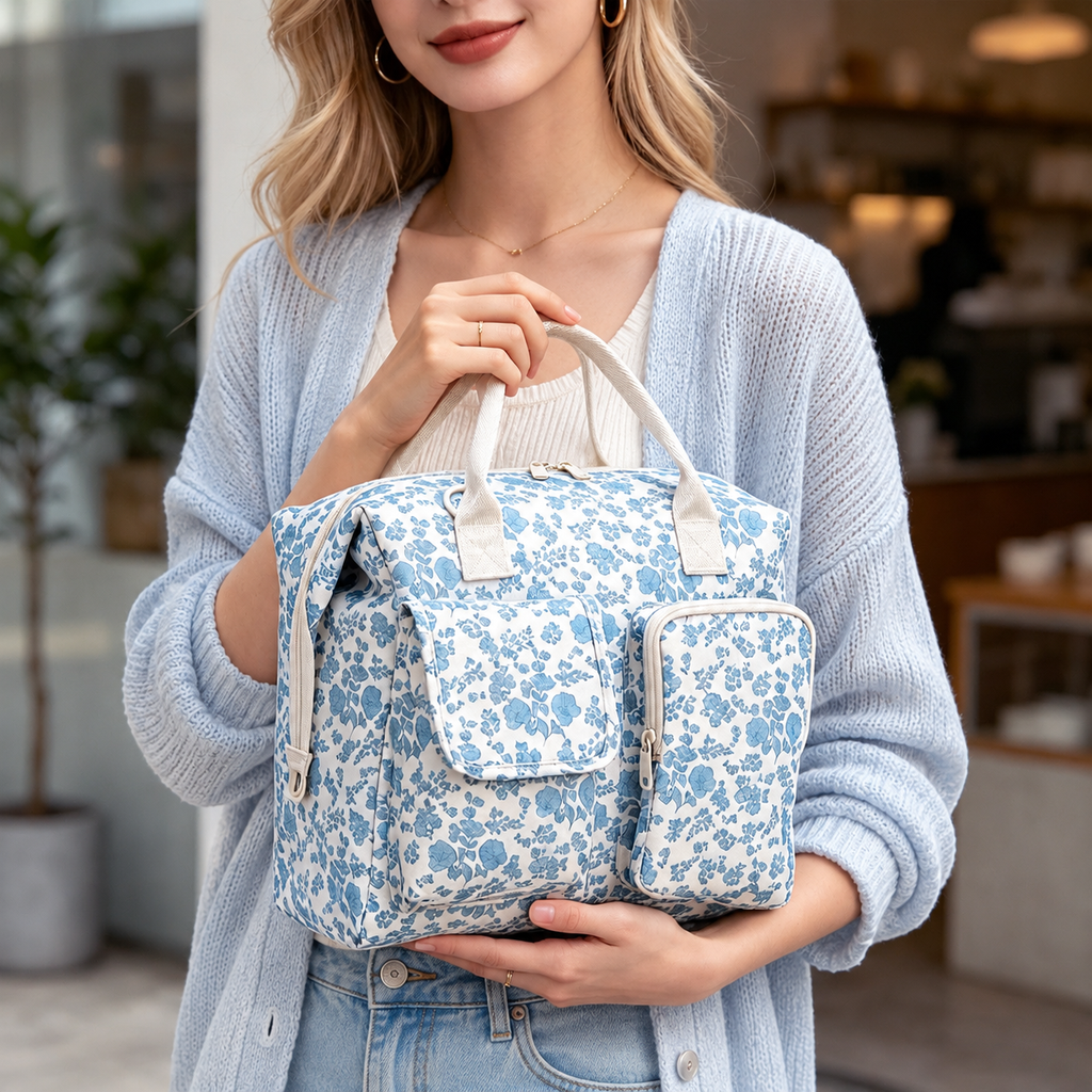 Floral Insulated Lunch Bag