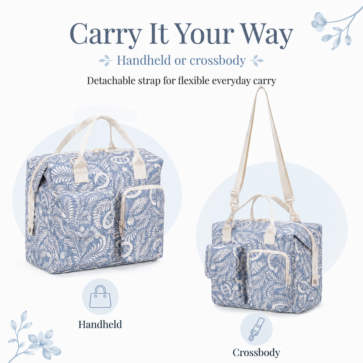 Floral Insulated Lunch Bag