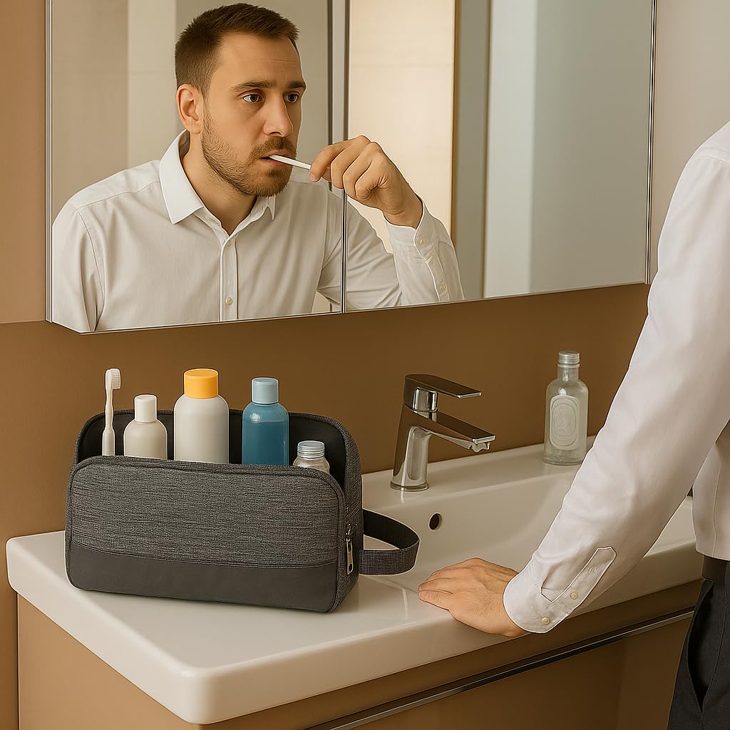 Toiletry Bag for Men Hanging Dopp Kit