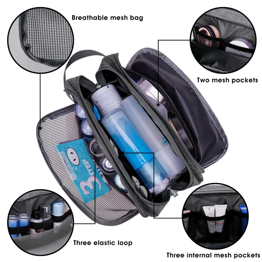 Toiletry Bag for Men Hanging Dopp Kit