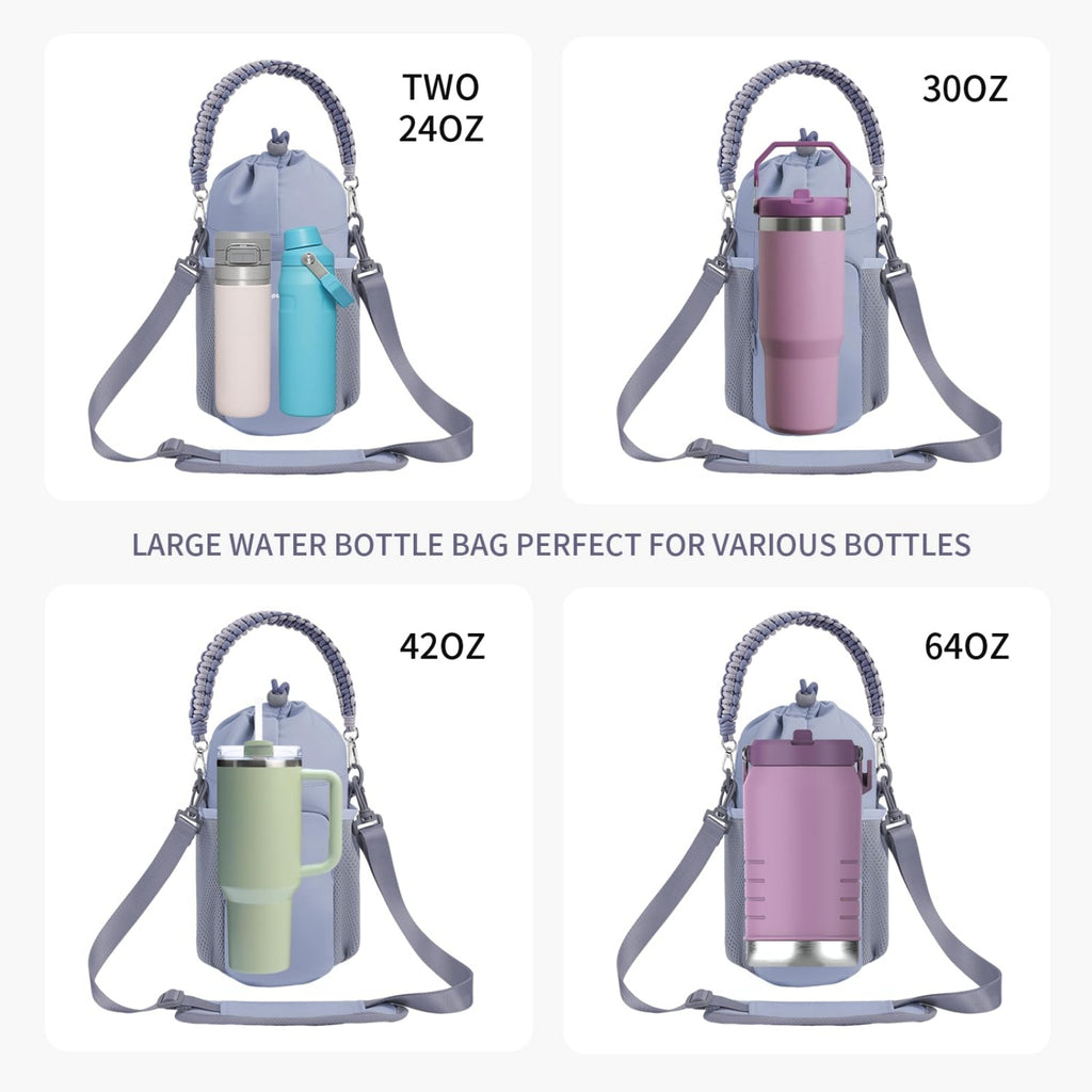 Large Water Bottle Bag for 32/40/64oz Cup & Tumbler