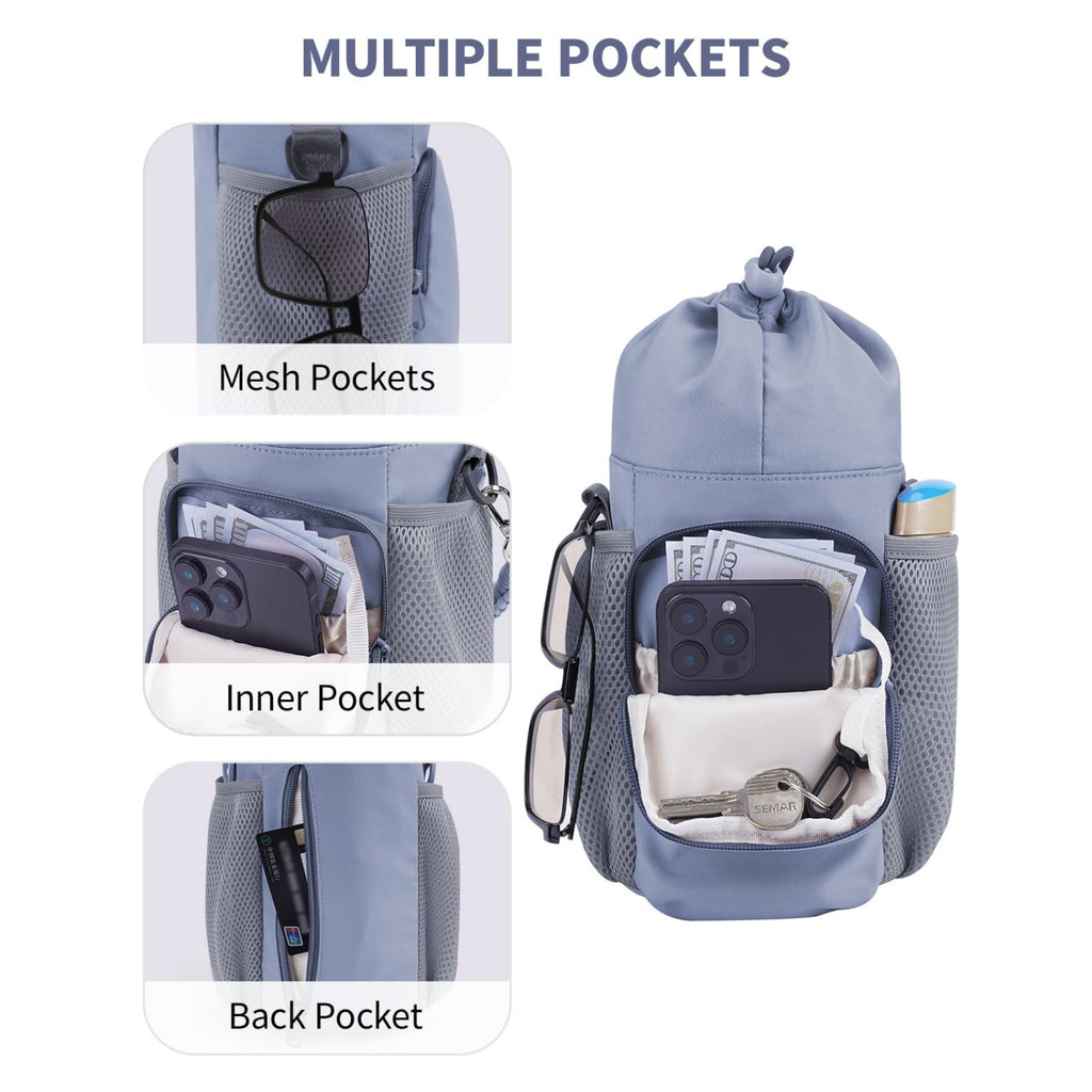 Large Water Bottle Bag for 32/40/64oz Cup & Tumbler