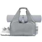 Nylon Yoga Gym Bag with Wet Dry Separation & Mat Strap