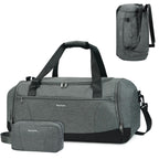 Gym Duffel Bag with Shoe & Wet Dry Compartment
