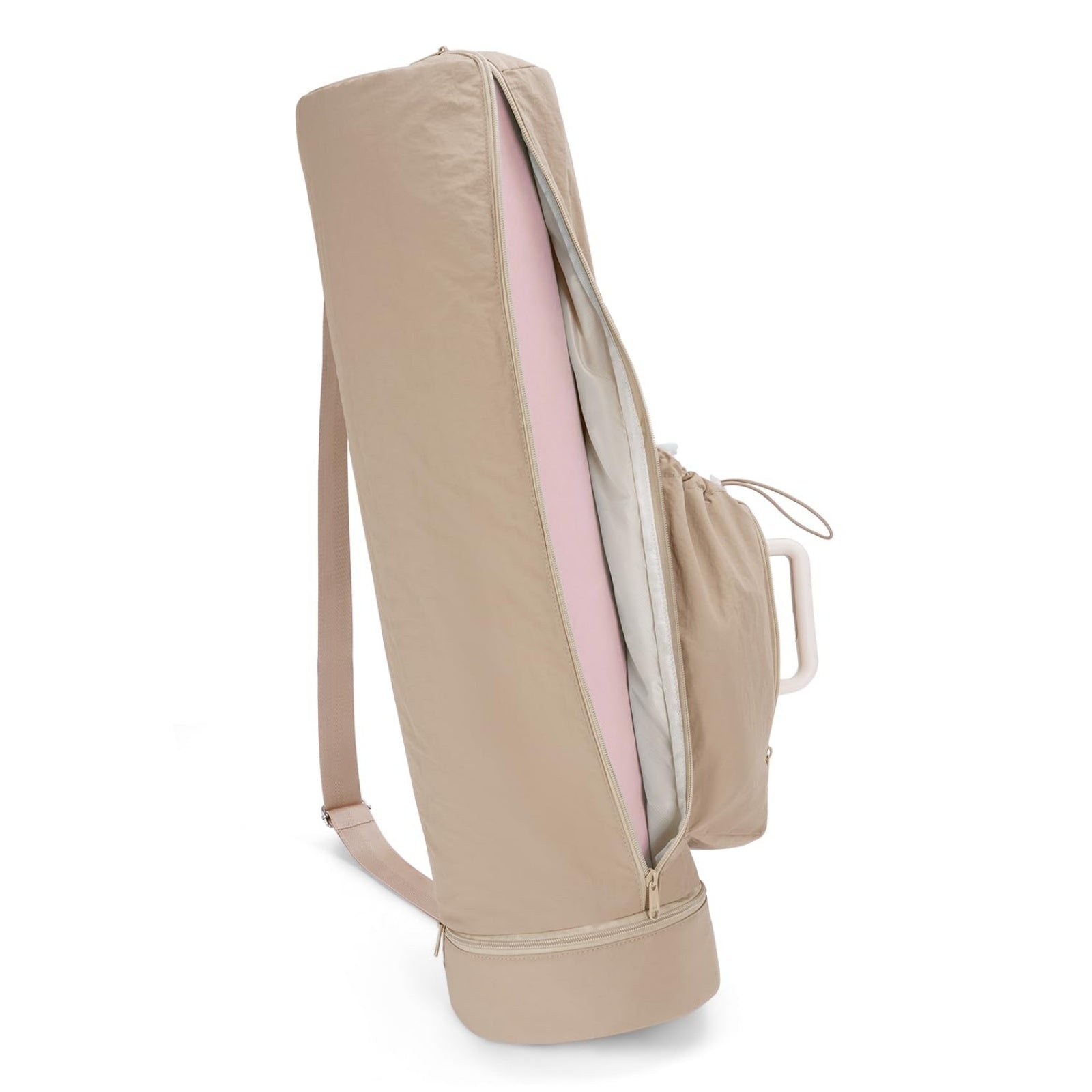 Yoga Mat Bag Puffy Water Resistant with Wet Dry Separation Pocket
