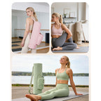 Yoga Mat Bag Puffy Water Resistant with Wet Dry Separation Pocket