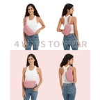 Multi-Wear Crossbody Waist Bag with Extra Extension Strap
