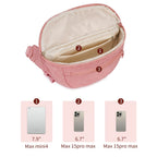 Multi-Wear Crossbody Waist Bag with Extra Extension Strap