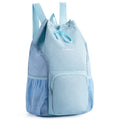 Swim Bag Mesh Beach Drawstring Backpack