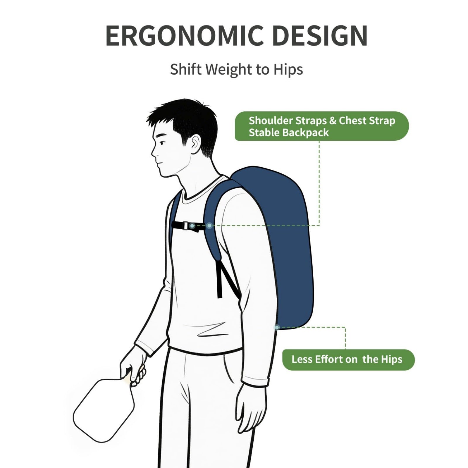 Pickleball Backpack with Shoe Compartment