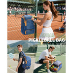 Pickleball Backpack with Shoe Compartment