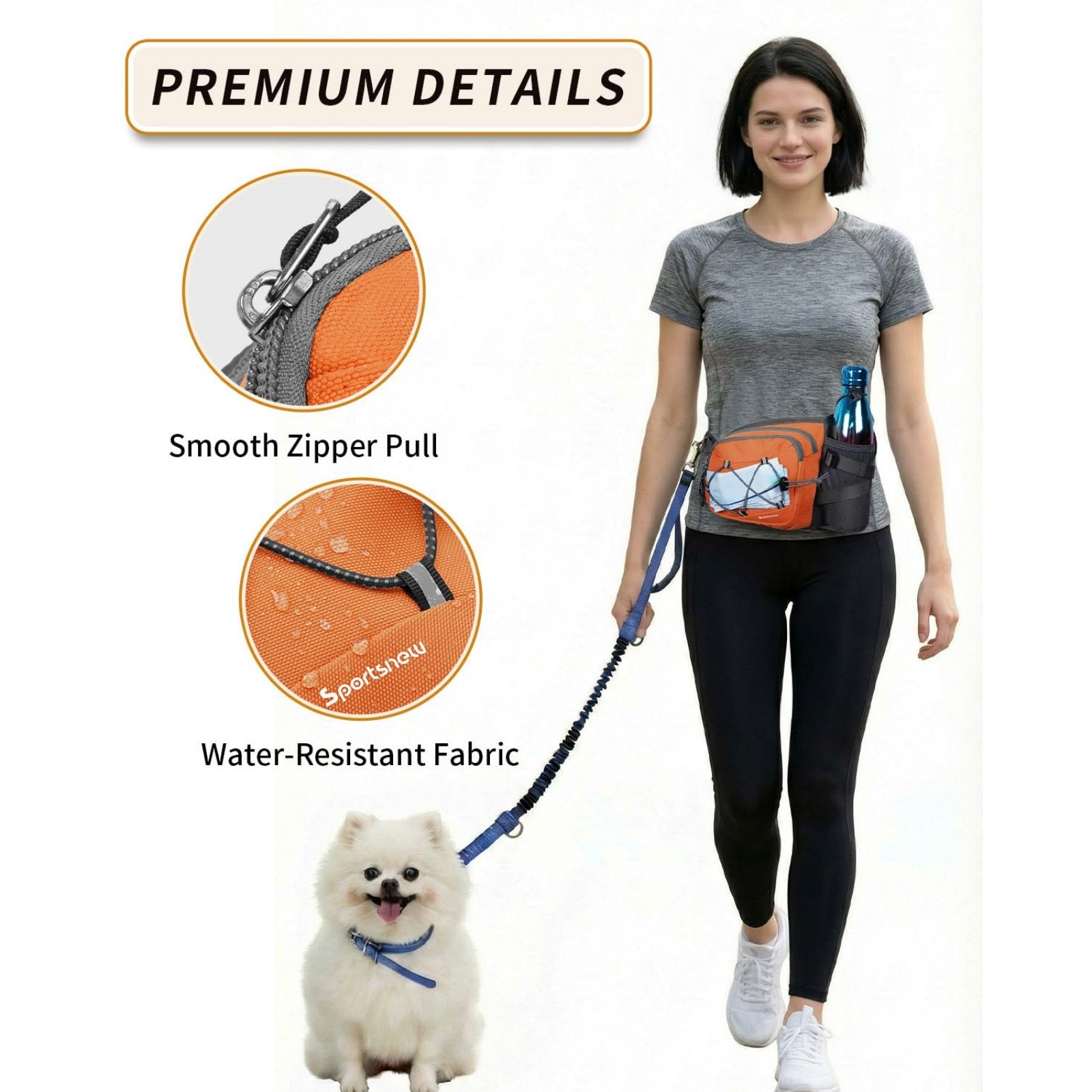 Hydration Waist Pack with Water Bottle Holder