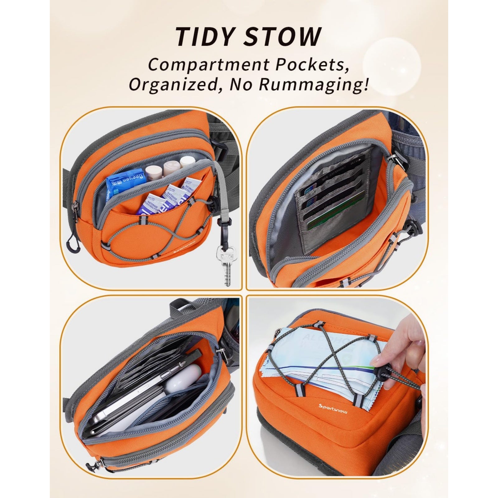 Hydration Waist Pack with Water Bottle Holder