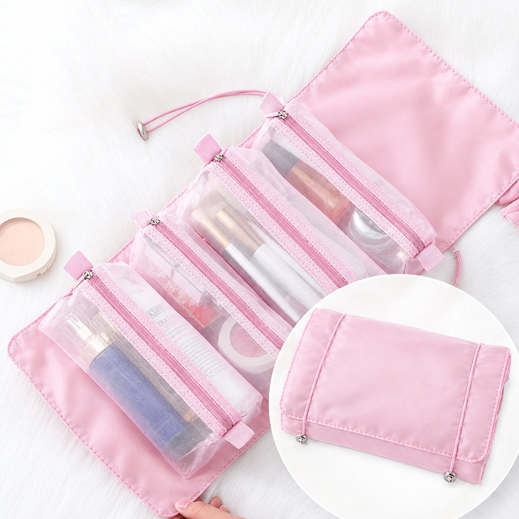 Hanging Roll Up Travel Toiletry Bag (Customizable)