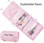 Hanging Roll Up Travel Toiletry Bag (Customizable)