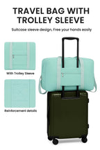 Thick Shape-Retaining Travel Duffle Bag, Airline Personal Item Under Seat Bag