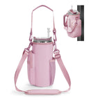 Magnetic Gym Water Bottle Bag, Insulated 40oz Tumbler Sling Bag