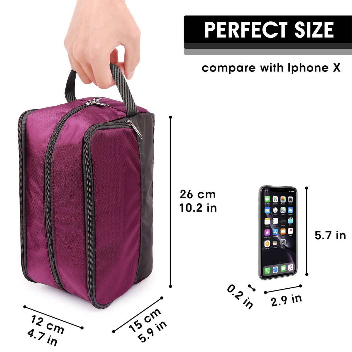 Toiletry Bag for Men Hanging Dopp Kit