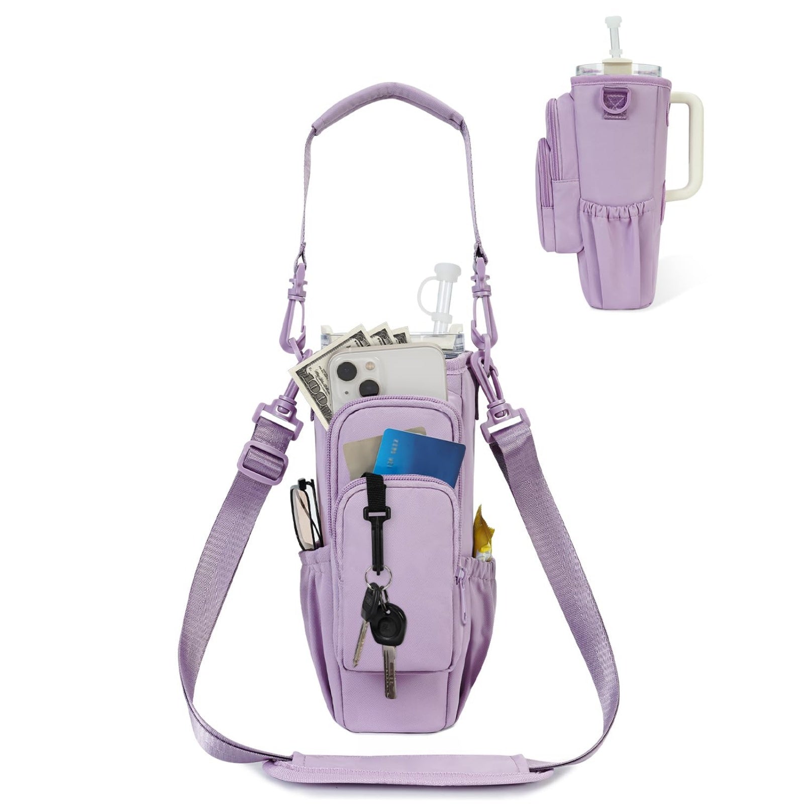 Water Bottle Carrier Bag for 40oz Tumbler