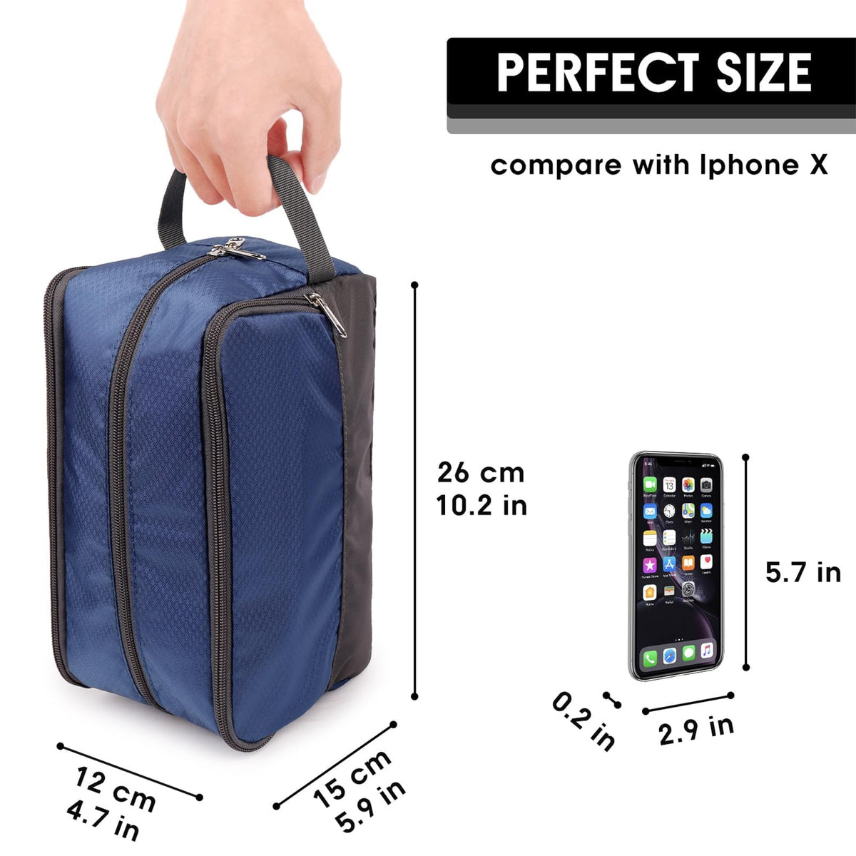 Toiletry Bag for Men Hanging Dopp Kit
