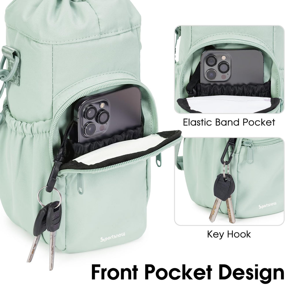 Insulated Water Bottle Sling Bag 40oz