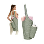Lightweight Water Resistant Yoga Mat Tote Bag with Adjustable Mat Strap