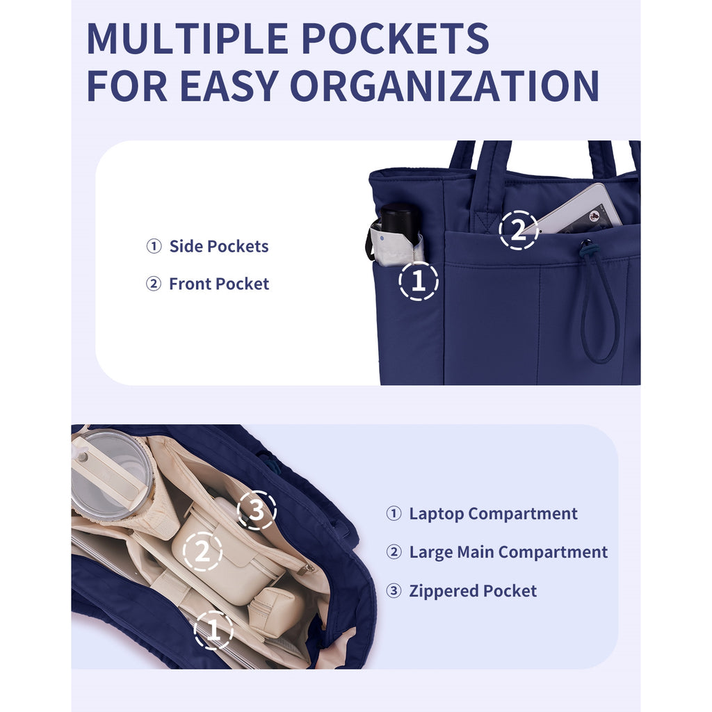 Puffy Handbags for Work, Travel, Nurse