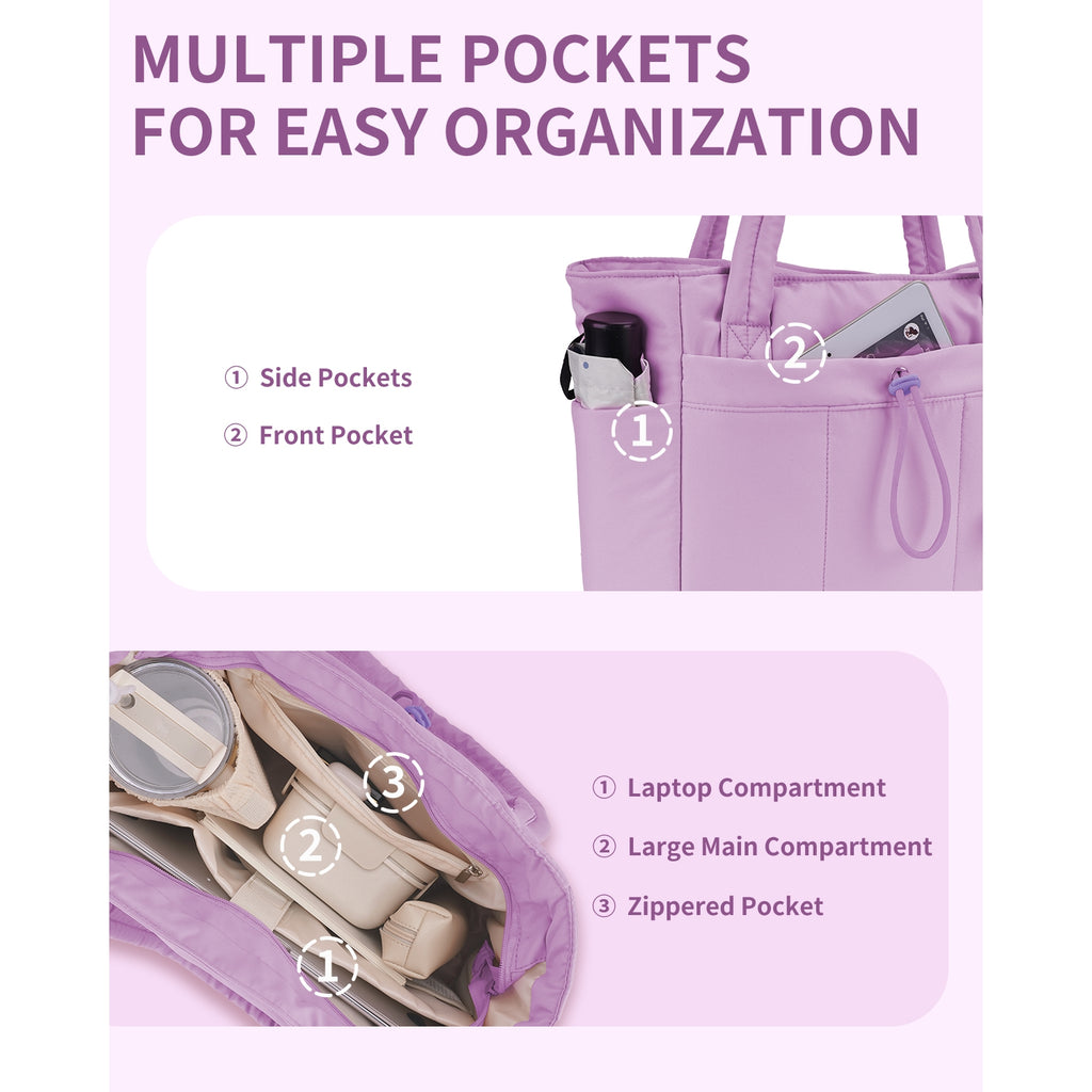Puffy Handbags for Work, Travel, Nurse
